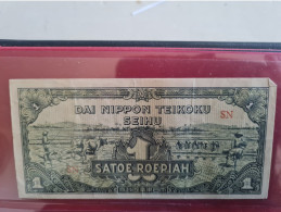 Billets Pays Bas// Colonies Néerlandaises Japonnaise Nippon.// 1 Satoe Roepiah  DAI NIPPON TEIKOKU - Other & Unclassified