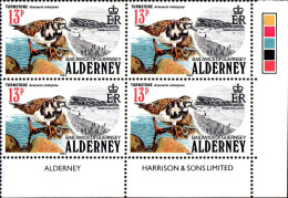 Aldeney-Aurigny Poste N** Yv: 14 Mi:14 Turnstone Arenaria Interpres Coin D.feuille - Alderney