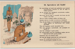 Vloeipaper Buvard Proverbes Spreuken Uit Indië Inde N° 18 - Altri & Non Classificati
