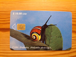 Phonecard Cuba - Snail - Cuba