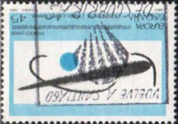 Espagne Poste Obl Yv:2843 Mi:3109 Ed:3250 Europa Fusées Fund.J.Miro Barna (Beau Cachet Rond) - Gebraucht