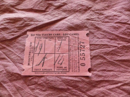 VP-3033 , Ticket De Transport, Autobus, Société Nouvelle FLECHE CARS, Lou Camel, MONTPELLIER, Ticket Simple - Europa