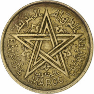 Maroc, Mohammed V, 2 Francs, 1945, Paris, Bronze-Aluminium, TTB, KM:42 - Maroc