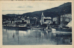 CPA Bastia Le Nouveau Port Et Eglise N-D. De Lourdes CORSICA (1078211) - Bastia
