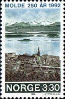 Norvege Poste N** Yv:1055/1056 750.Anniversaire De Molde & Kristiansund - Unused Stamps