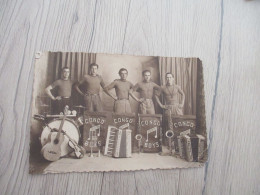 Photo Originale 10.1 X 15 Orchestre Fanfare Congo Boys Trous Punaises Et Petits Manques Aux Coins - Photographs