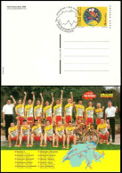Suisse Entier-P Obl (1999CP4) Post Swiss Team 1999 Fdc 15.6.1999 - Cycling