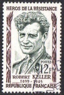 France Poste Obl Yv:1102 Mi:1131 Robert Keller (Beau Cachet Rond) - WW2