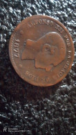 İSPANYA-1877        UNO CENTAVOS    -F- - Spaanse Nederlanden