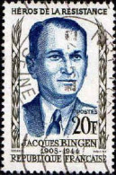 France Poste Obl Yv:1160 Mi:1196 Jacques Bingen (TB Cachet Rond) - WW2