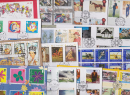 ÎLE DE MAN ISLE OF MAN LOT DE 213 ENVELOPPES ET CARTES TIMBRE PREMIER JOUR FDC MAXIMUM CARD STAMP COVER 1970/2000's - Man (Ile De)