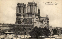Paris CPA Notre Dame Vue D'ensemble - Arrondissement: 04