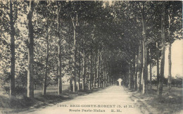 CPA 77 Seine Et Marne BRIE COMTE ROBERT - ROUTE PARIS MELUN - Brie Comte Robert