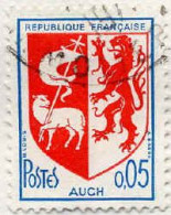 France Poste Obl Yv:1468 Mi:1534A Auch Armoiries (cachet Rond) - Timbres