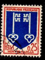 France Poste Obl Yv:1469 Mi:1535 Mont-de-Marsan Armoiries (TB Cachet Rond) - Timbres