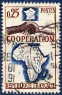 France Poste Obl Yv:1432 Mi:1493 Coopération France-Afrique & Madagascar (TB Cachet Rond) - Géographie