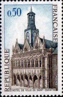 France Poste N** Yv:1499 Mi:1591 Hotel De Ville De St-Quentin - Other & Unclassified