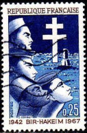 France Poste Obl Yv:1532 Mi:1599 Victoire De Bir-Hakeim (Lign.Ondulées) - WW2
