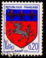 France Poste Obl Yv:1510 Mi:1570 Armoiries De St-Lo (Beau Cachet Rond) - Timbres