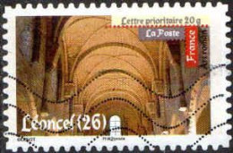 France Poste AA Obl Yv: 456 Mi:4927I Art Roman Léoncel (Lign.Ondulées) - Abbeys & Monasteries