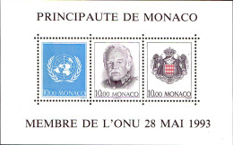 Monaco Bloc N** Yv:62 Mi:60 Admission à L'ONU - Blocs