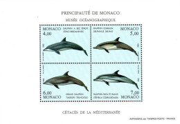 Monaco Bloc N** Yv:56 Mi:54 Cétacés De La Méditerranée - Blocs