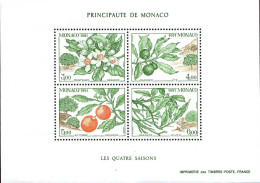 Monaco Bloc N** Yv:54 Mi:52 Les 4 Saisons De L'oranger - Blocs