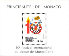 Monaco Bloc N** Yv:29 Mi:27 10.Festival International Du Cirque - Blocs