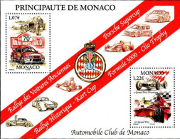Monaco Bloc N** Yv:86 Automobile Club De Monaco - Auto's
