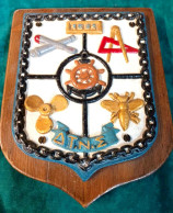 Old Military Plaque - Awarded By The Directorate Of The Technical Naval Station Of Salamis, Hellenic Navy - Greece Grece - Other & Unclassified