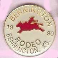 @@ Cheval Rodéo Bennington KS 1990 Vermont USA  (1.80) @@anim54.39b - Animaux