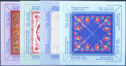 Artigianato. Foulard 2013. 4 Minifogli. - Blocks & Kleinbögen