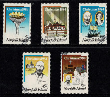 Norfolk Island 1984 Christmas  Set Of 5 Used (P16268H) - Ile Norfolk