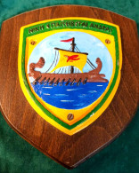Old Military Plaque Of The Trireme Olympia - Victory Rewards Man / Greek Navy - Grece Greece - Other & Unclassified