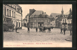 CPA St-Pol-s-Ternoise, Place Du Palais De Justice - Saint Pol Sur Ternoise