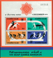 90657 MNH TAILANDIA 1975 8 JUEGOS DEPORTIVOS DEL SUDESTE ASIATICO - Athletics