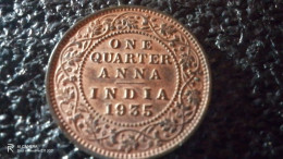 HİNDİSTAN-   1935    1/4   ANNAS    -UNC- - Russie
