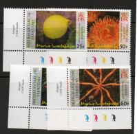 BRITISH ANT TERRITORY - 2007 - MARINE INVERTEBRATES SET OF 4 MINT NEVER HINGED SG £13 - Neufs
