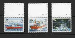 BRITISH ANT TERRITORY - 2005 - HMS ENDURANCE SET OF 3 MINT NEVER HINGED SG £18.50 - Neufs