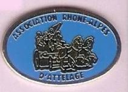 @@ Cheval Charrette Association Rhône Alpes D' Attelage (1.6x2.4)  @@anim54.48a - Animaux