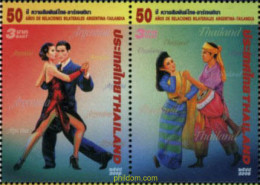 180298 MNH TAILANDIA 2005 50 ANIVERSARIO DE LAS RELACIONES DIPLOMATICAS CON ARGENTINA - Danse