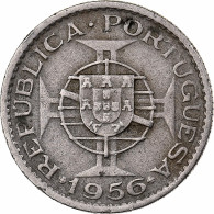 Angola, 2-1/2 Escudos, 1956, Cupro-nickel, TTB, KM:77 - Angola