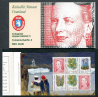 Greenland - Booklet No 4 W. 12 Stamps - ALL MINT** - Carnets