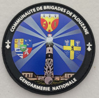 Patch écusson Gendarmerie COB PLOUZANÉ 56 MORBIHAN - Police