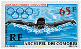 343885 HINGED COMORES 1969 19 JUEGOS OLIMPICOS VERANO MEXICO 1968 - Comores (1975-...)
