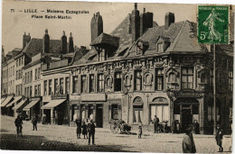 CPA TOURCOING-Maisons Espagnoles-Place St-MARTIN (188310) - Tourcoing