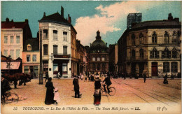 CPA TOURCOING - La Rue De L'Hotel-de-Ville - The Town Hall Stréet (513015) - Tourcoing