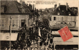CPA Fete De CHATILLON-COLIGNY - Defile Des Soc.s (271657) - Chatillon Coligny