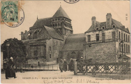 CPA Redon Mairie Et Eglise St Sauveur (1236728) - Redon