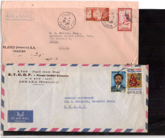 791 -  AFRICA / LOTTO DI  10 CORRISPONDENZE CON INTERESSANTI AFFRANCATURE - Collections (sans Albums)